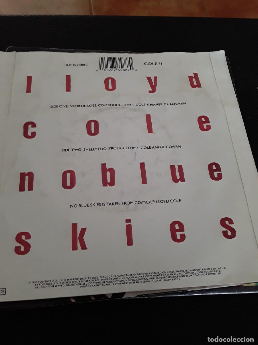 Discos de vinilo: lloyd cole - no blue skies - simple 7 - Foto 2