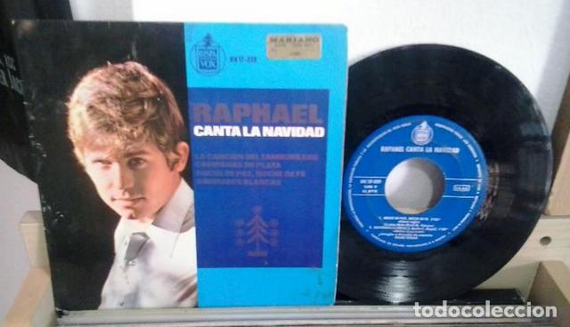Discos de vinilo: Raphael. Canta la Navidad. Hispavox 1965, ref HH 17-339 -- EP - Foto 1