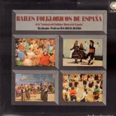 Discos de vinilo: BAILES FOLKLORICOS DE ESPAÑA - PROFESOR M. GARCIA MATOS / LP CLAVE 1971 RF-14795. Lote 376207549
