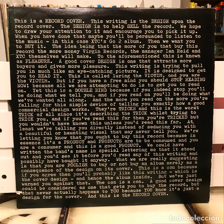 Discos de vinilo: XTC - Go 2. Printed in USA - Foto 1