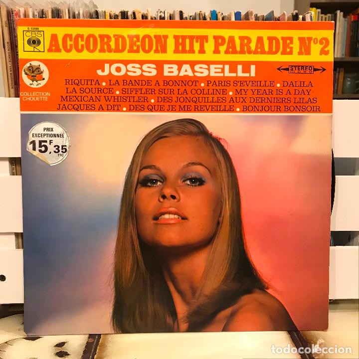 Discos de vinilo: Joss Baselli. Accordeon Hit Parade n&ordm; 2. Canad&aacute; - Foto 1