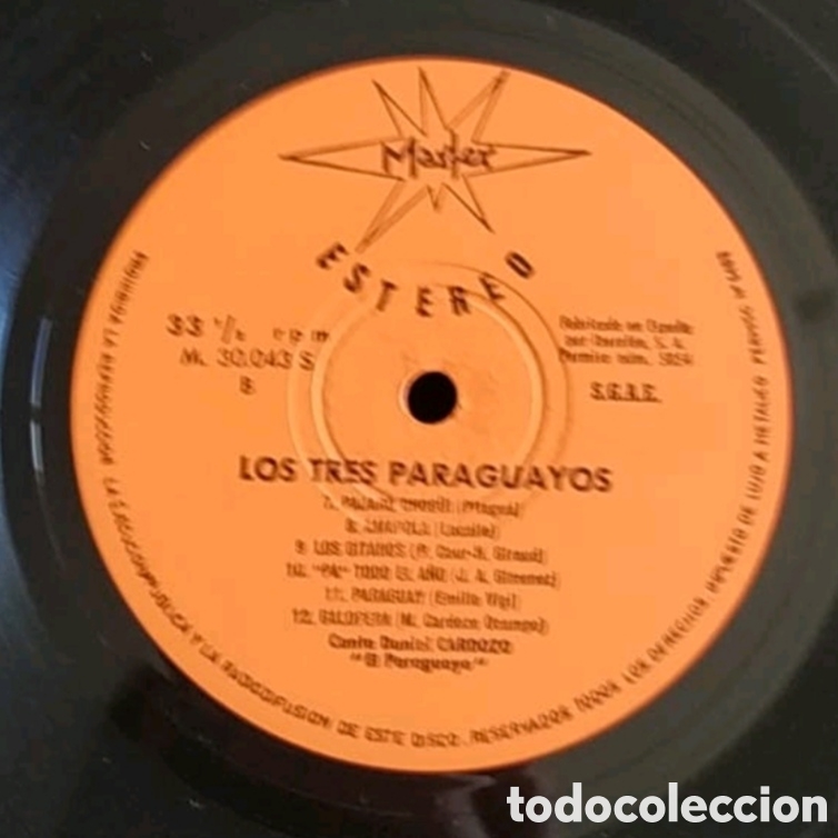 Discos de vinilo: Lp Los 3 Paraguayos canta Daniel Cardozo - Foto 4