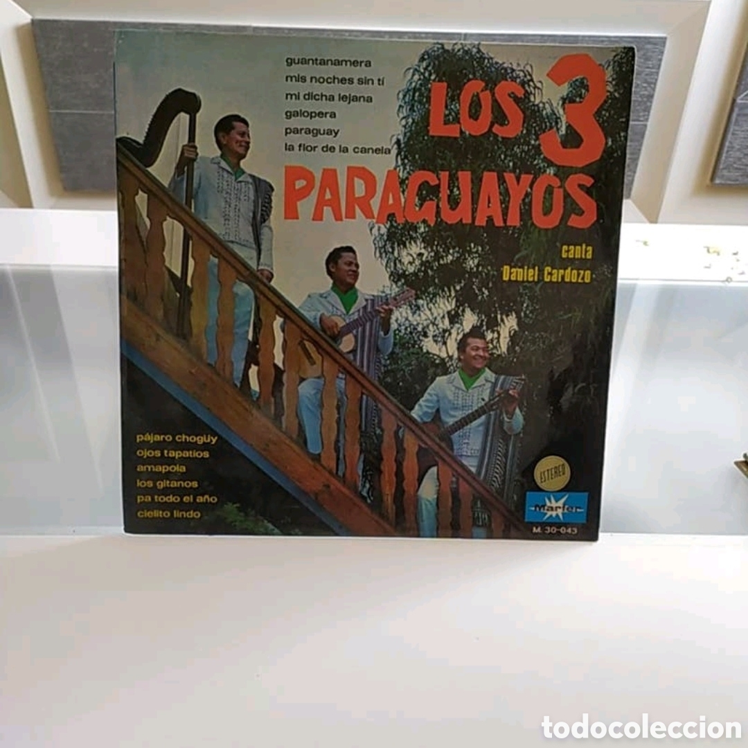 Discos de vinilo: Lp Los 3 Paraguayos canta Daniel Cardozo - Foto 1