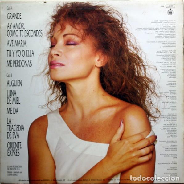 Discos de vinilo: PALOMA SAN BASILIO - &rdquo;GRANDE&rdquo; - LP 1987 - Foto 2