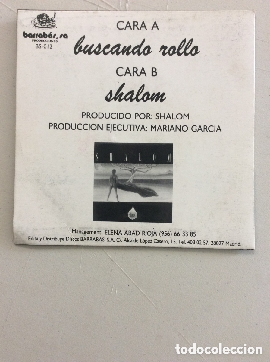 Discos de vinilo: Shalom. Buscando rollo. - Foto 2