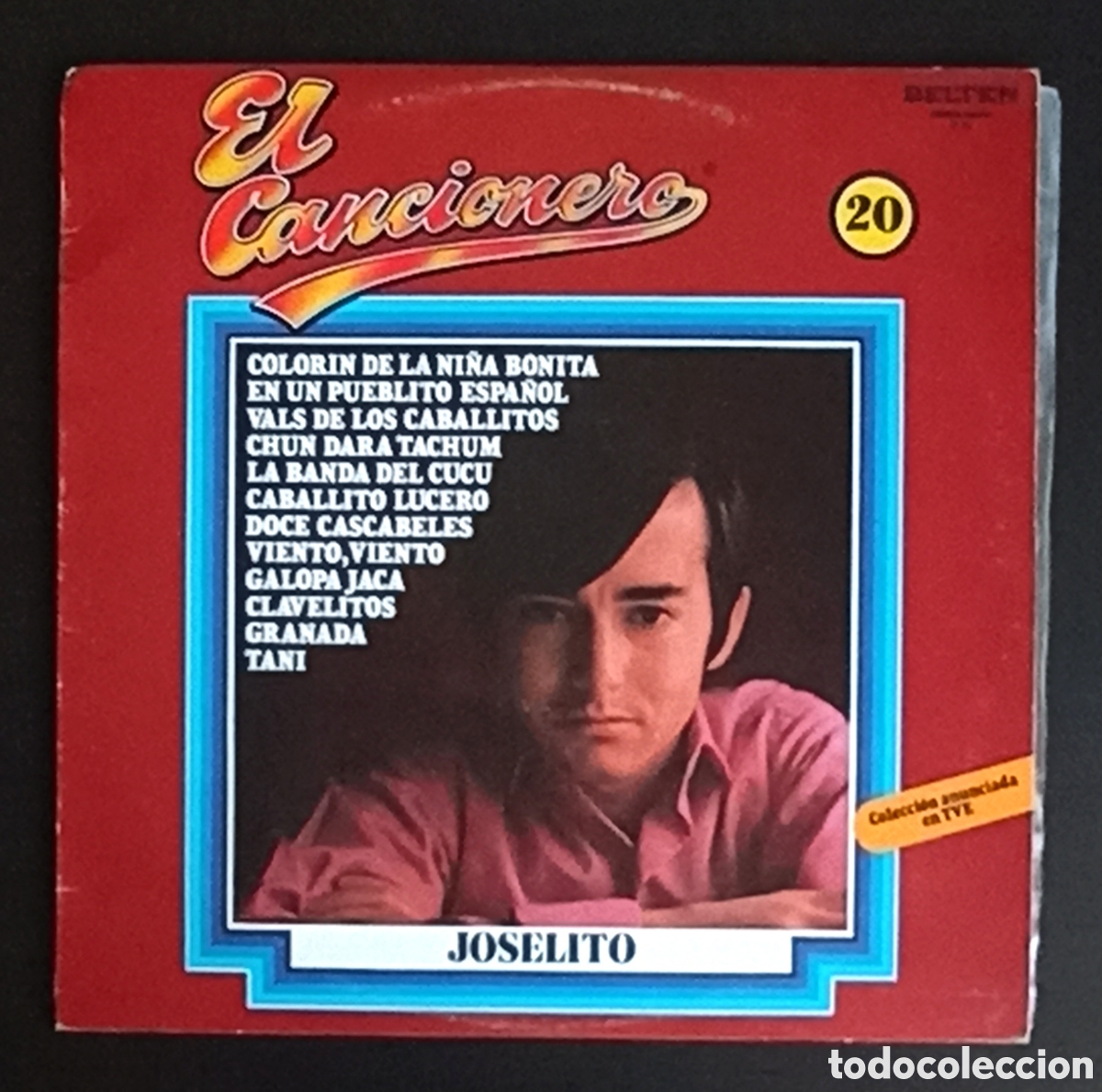 Discos de vinilo: LP EL CANCIONERO - JOSELITO N&deg; 20. BELTER 1980