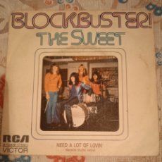 Discos de vinilo: THE SWEET. BLOCKBUSTER. SINGLE.. Lote 376293259