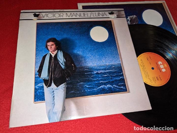 Discos de vinilo: VICTOR MANUEL Luna LP 1980 CBS - Foto 1