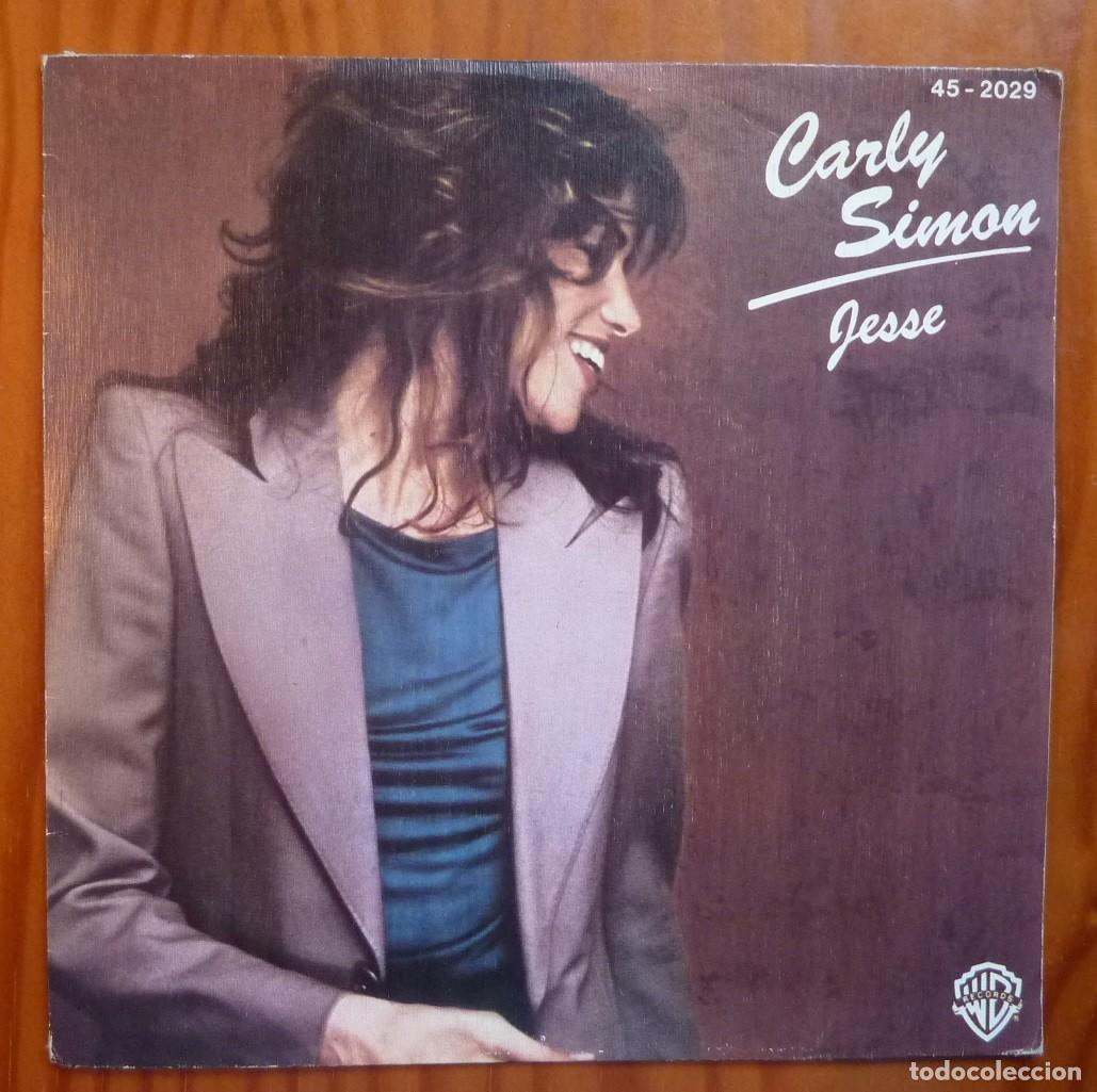 Discos de vinilo: CARLY SIMON / JESSE / 1980 / SINGLE - Foto 1