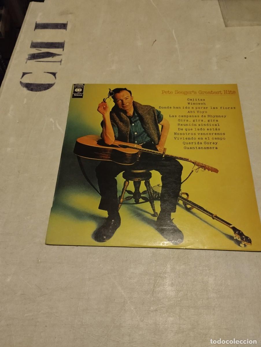 Discos de vinilo: Pete Seeger LP Greatest Hits Esp.1973 - Foto 1