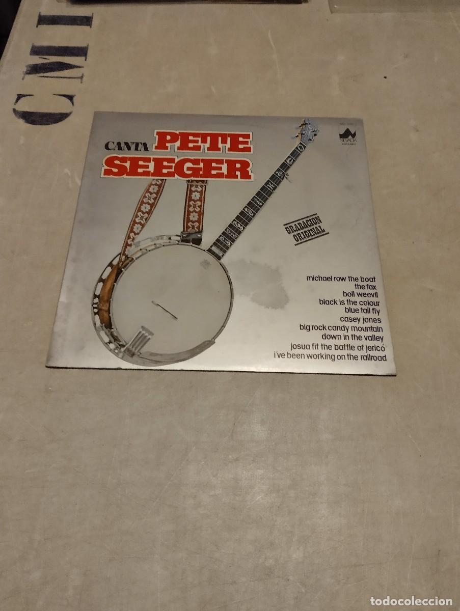 Discos de vinilo: Pete Seeger LP Canta Pete Seeger Esp.1977 - Foto 1