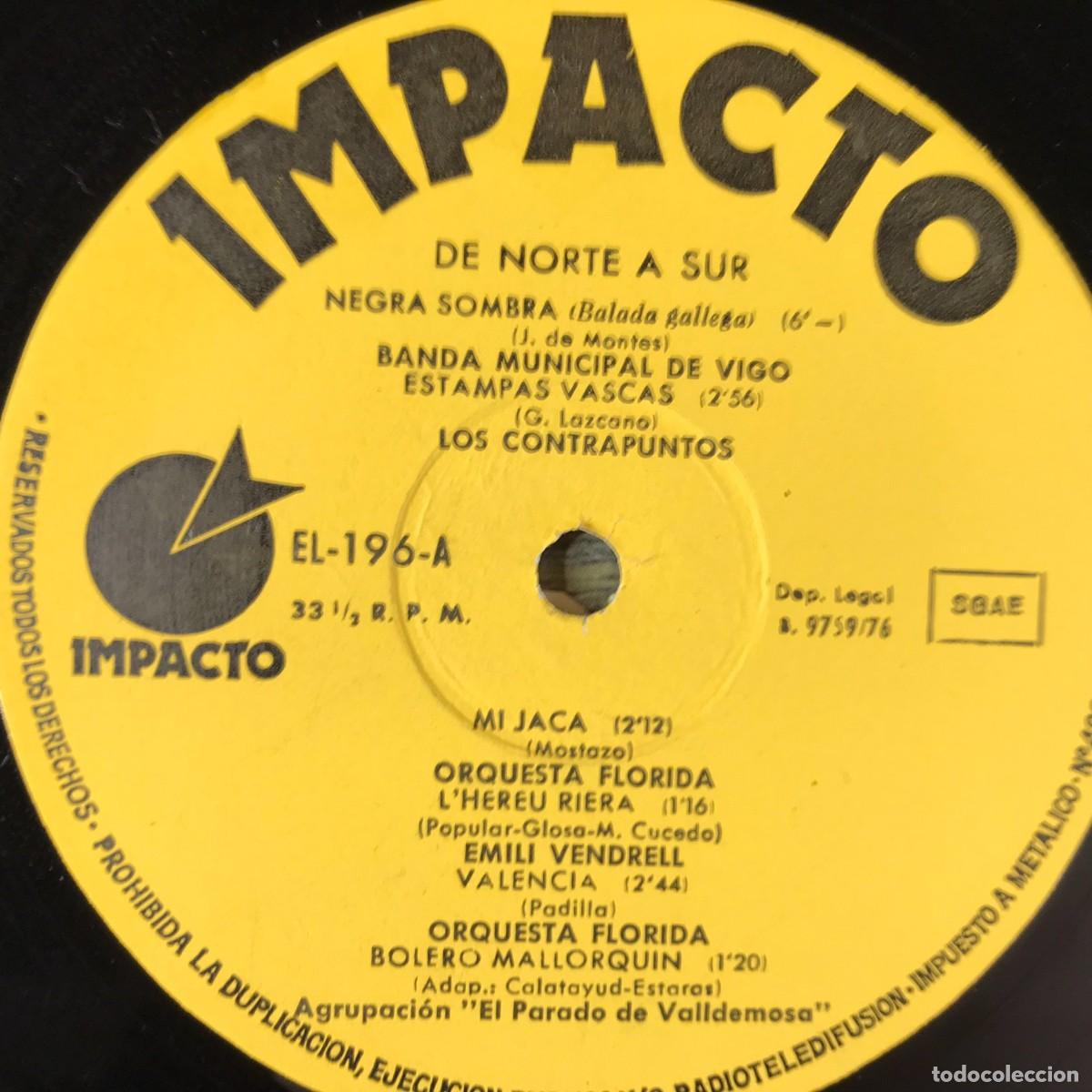 Discos de vinilo: Various &ndash; De Norte A Sur ● Vinyl, LP, Compilation SPAIN 1976 - Foto 4