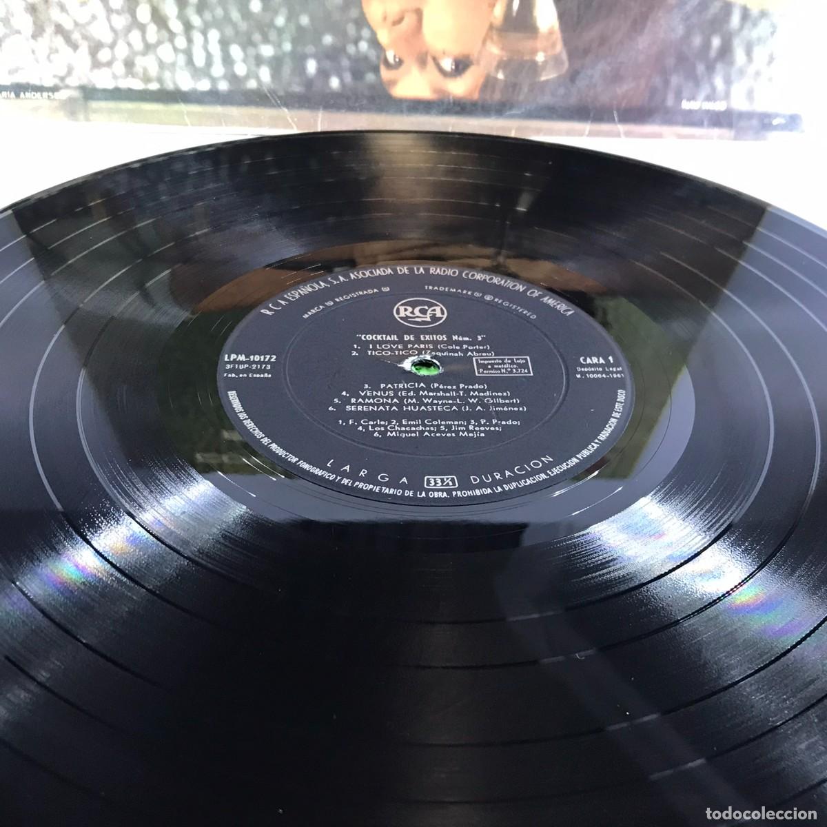 Discos de vinilo: Various ● Cocktail De &Eacute;xitos N&ordm; 3 ● Vinyl, LP, Compilation SPAIN 1961 - Foto 5