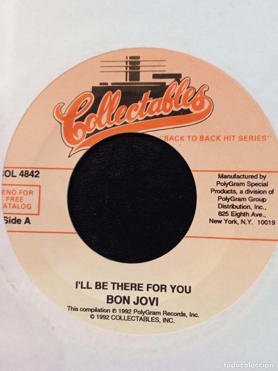 Discos de vinilo: BON JOVI- I&acute;LL BE THERE FOR YOU. SINGLE - Foto 1