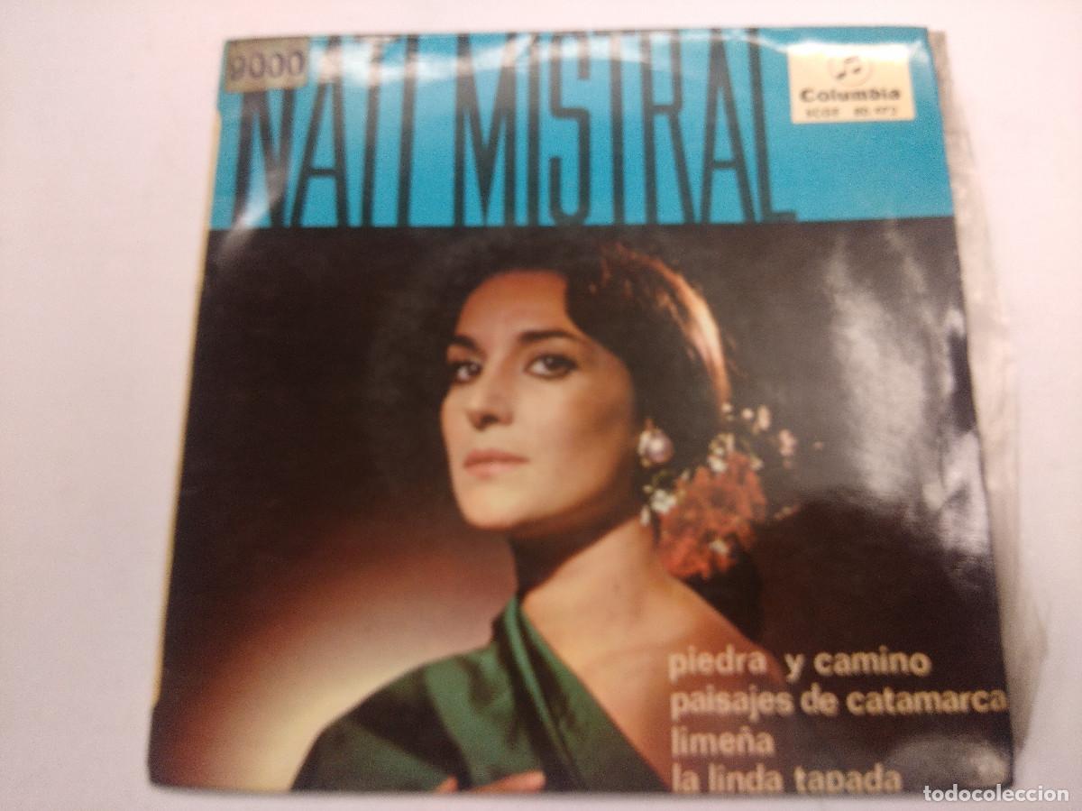 Discos de vinilo: NATI MISTRAL/PIEDRA Y CAMINO/SINGLE. - Foto 1