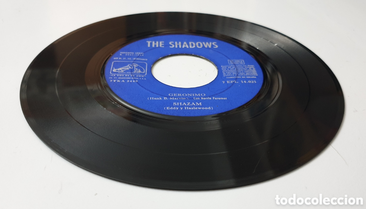 Discos de vinilo: EP THE SHADOWS - Geronimo/+3 (Espa&ntilde;a - EMI - 1964) - Foto 5