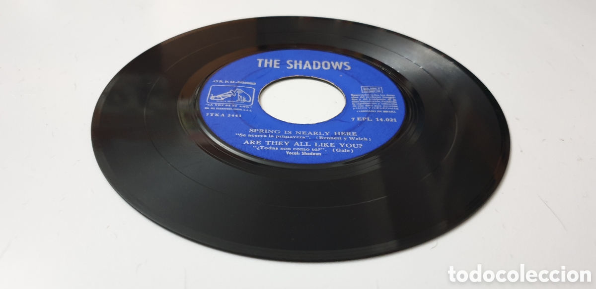 Discos de vinilo: EP THE SHADOWS - Geronimo/+3 (Espa&ntilde;a - EMI - 1964) - Foto 7