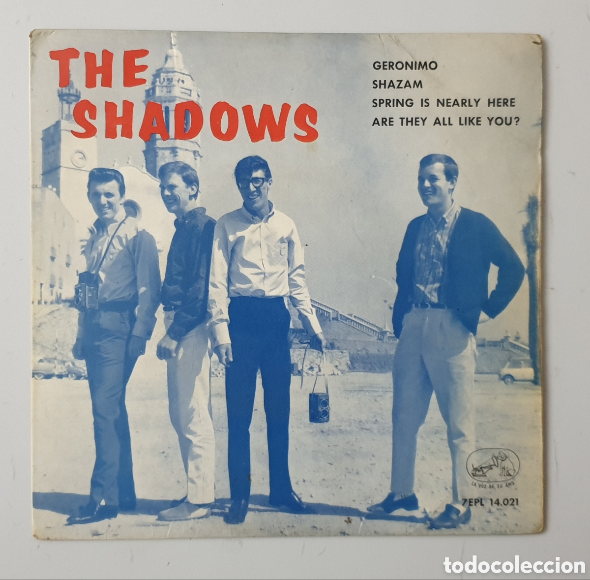 Discos de vinilo: EP THE SHADOWS - Geronimo/+3 (Espa&ntilde;a - EMI - 1964) - Foto 1