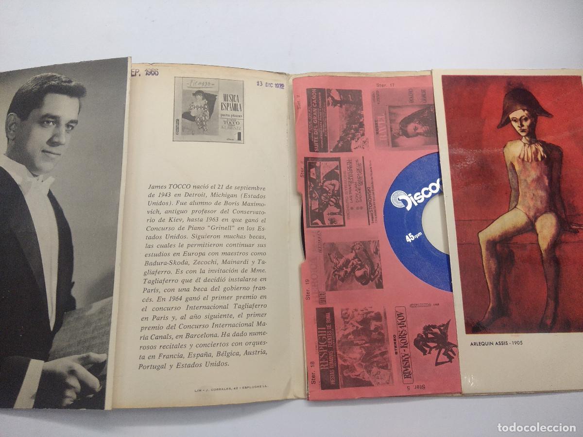 Discos de vinilo: JAMES TOCCO/INTERPRETA A FALLA/SINGLE. - Foto 2