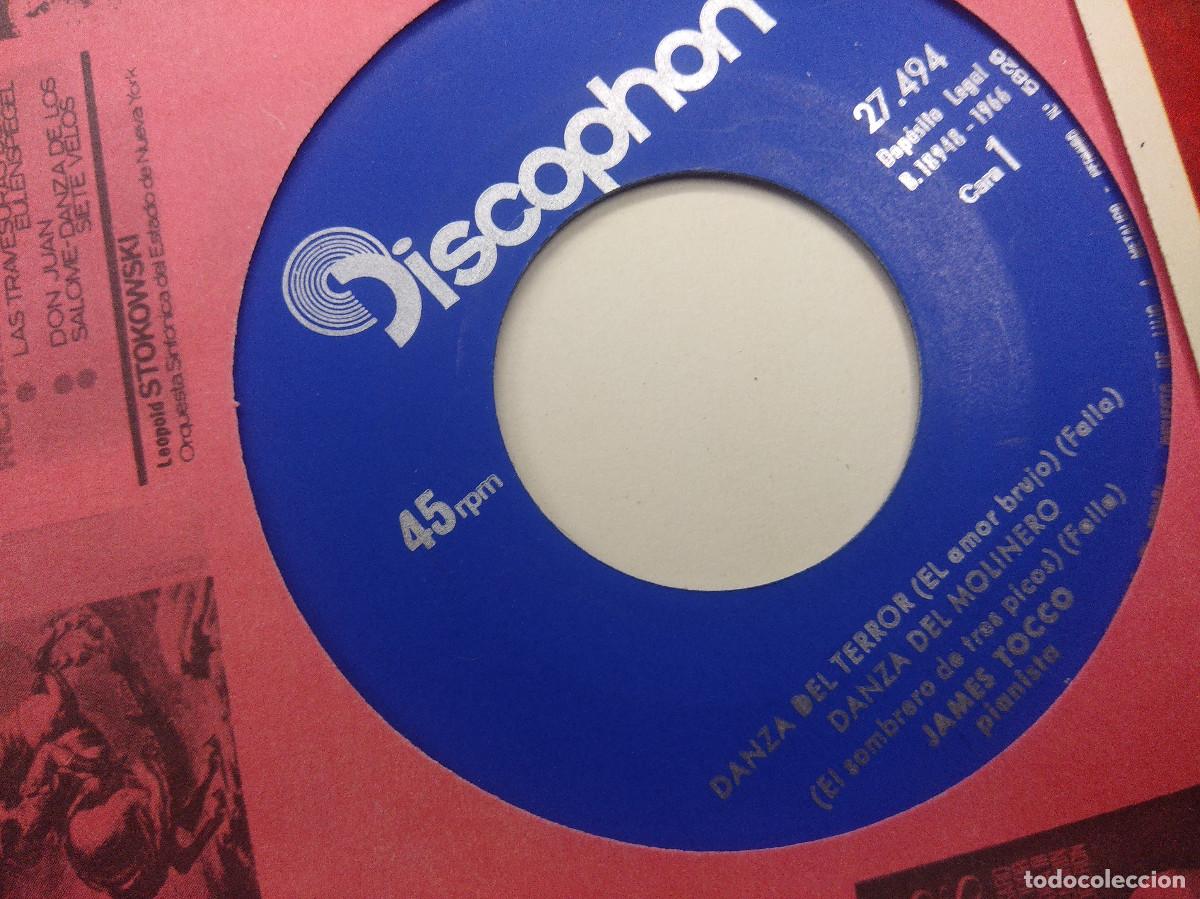 Discos de vinilo: JAMES TOCCO/INTERPRETA A FALLA/SINGLE. - Foto 3