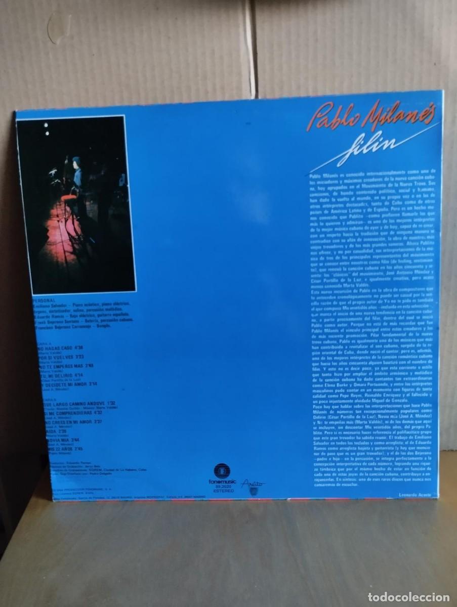 Discos de vinilo: PABLO MILANES --- FILIN - Foto 2