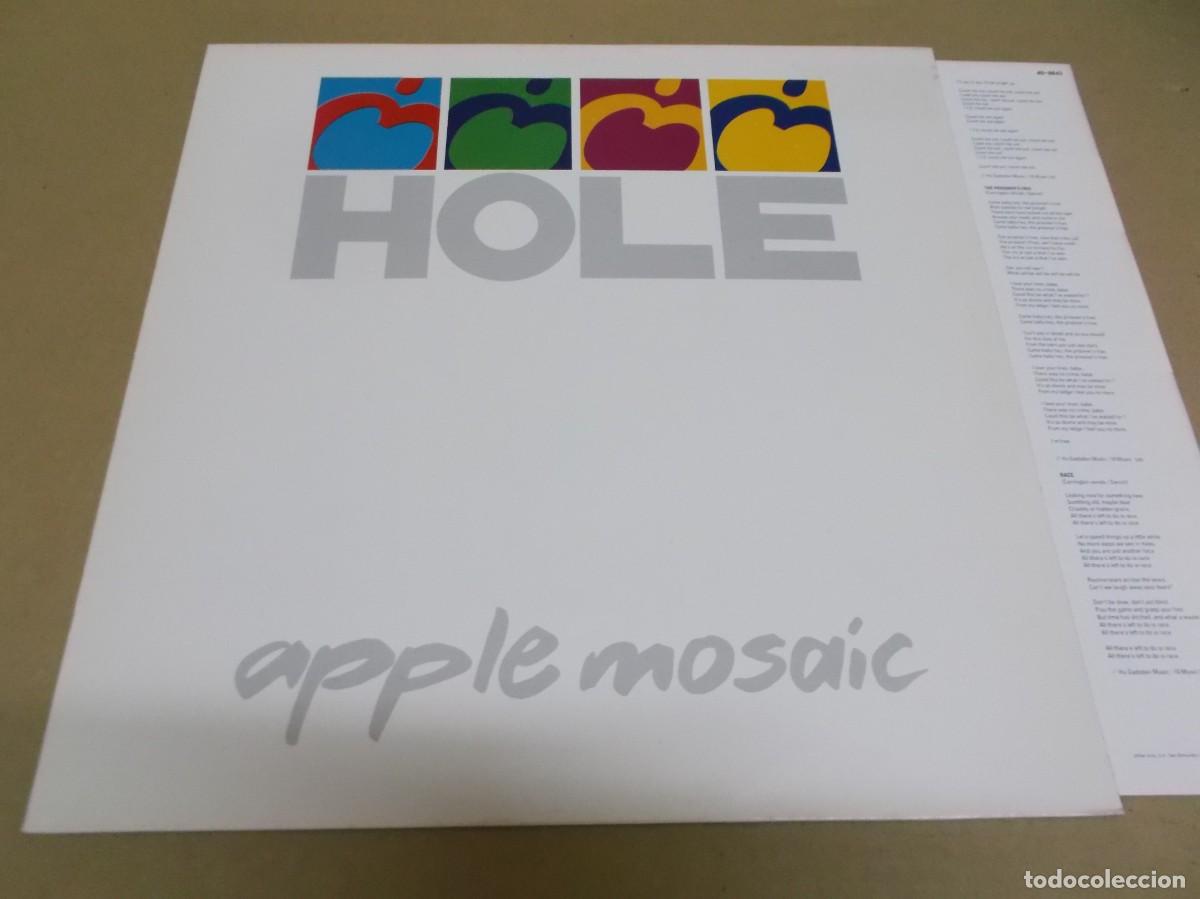 Discos de vinilo: APPLE MOSAIC (LP) HOLE A&Ntilde;O &ndash; 1989 &ndash; HOJA CON LETRAS