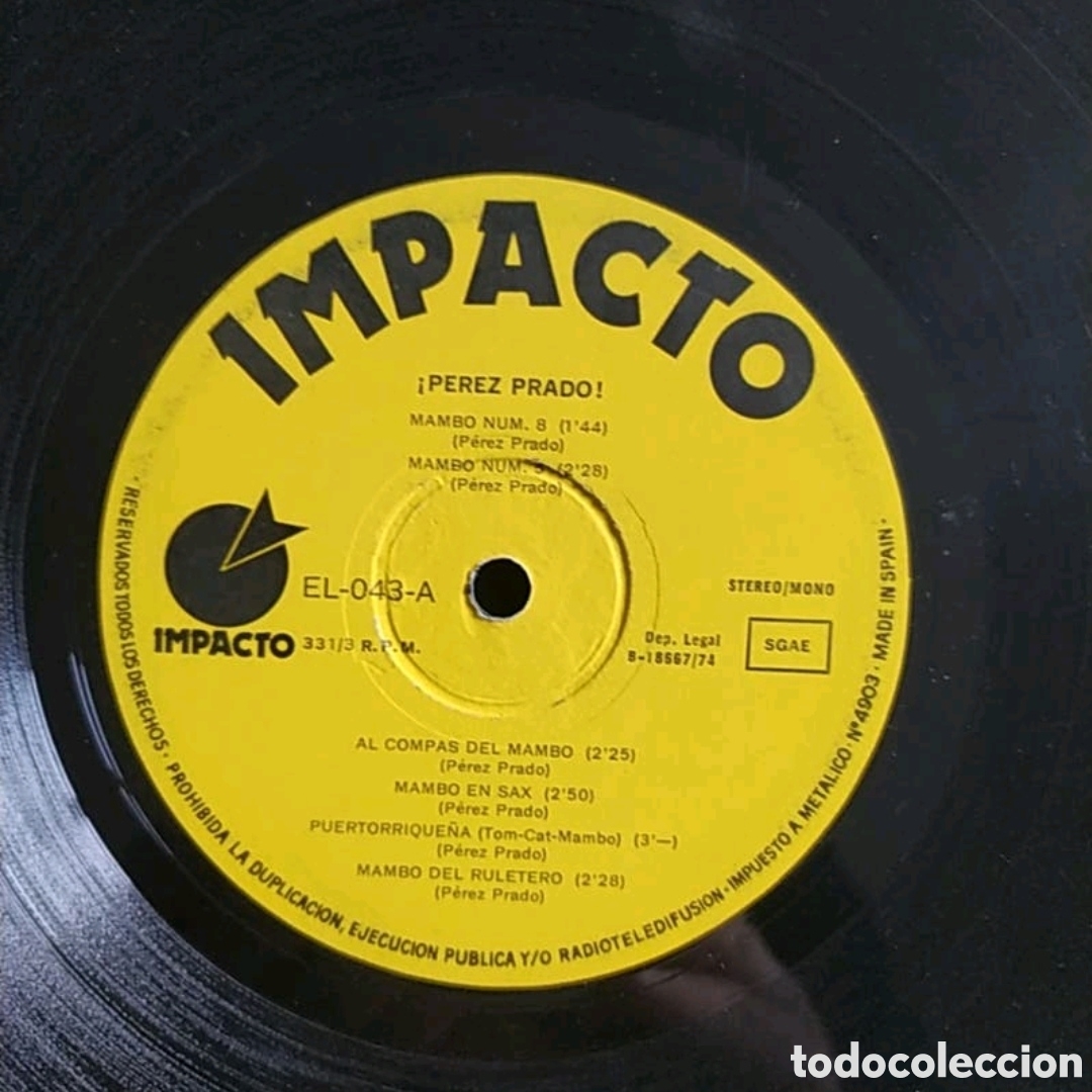 Discos de vinilo: Lp Perez Prado - Foto 3