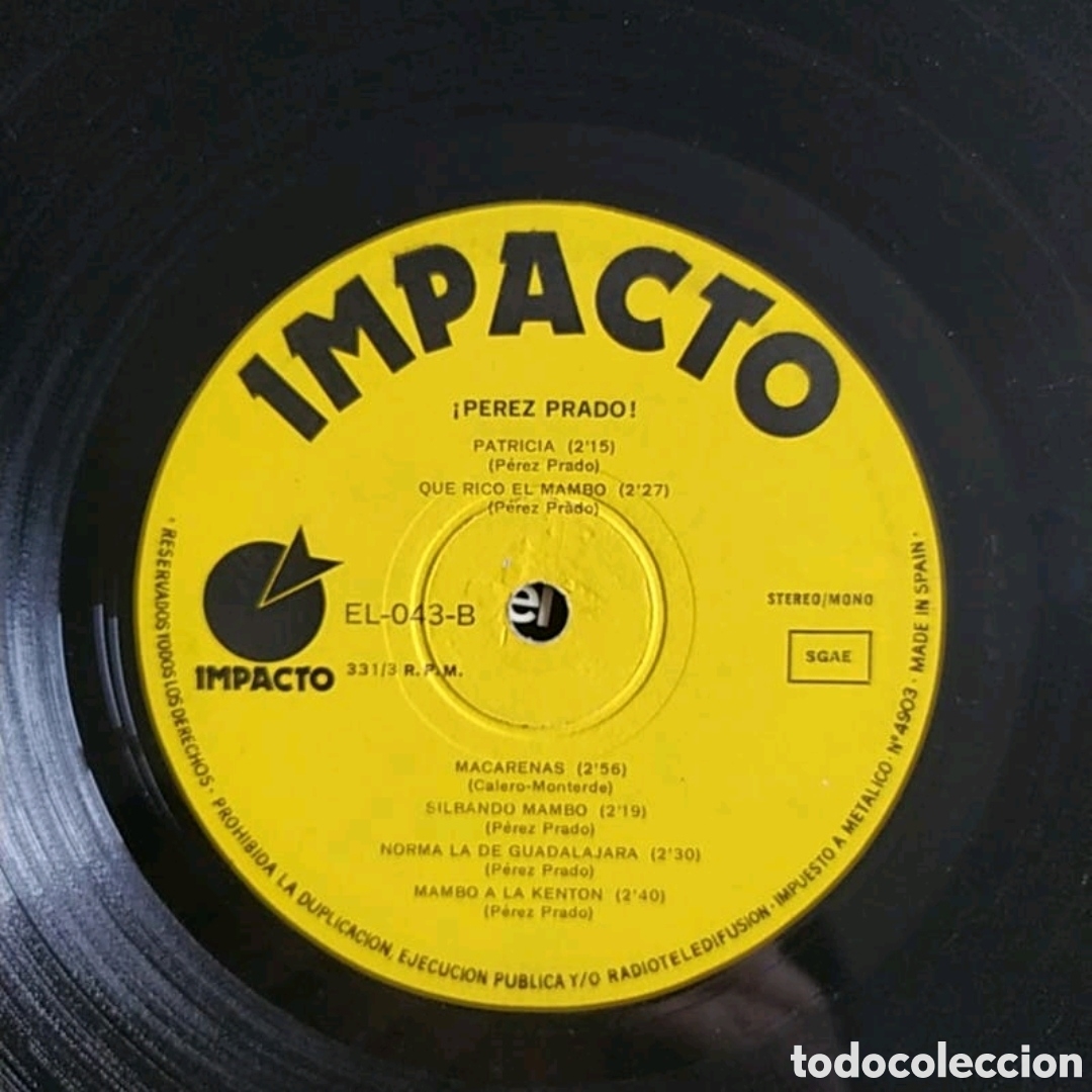 Discos de vinilo: Lp Perez Prado - Foto 4
