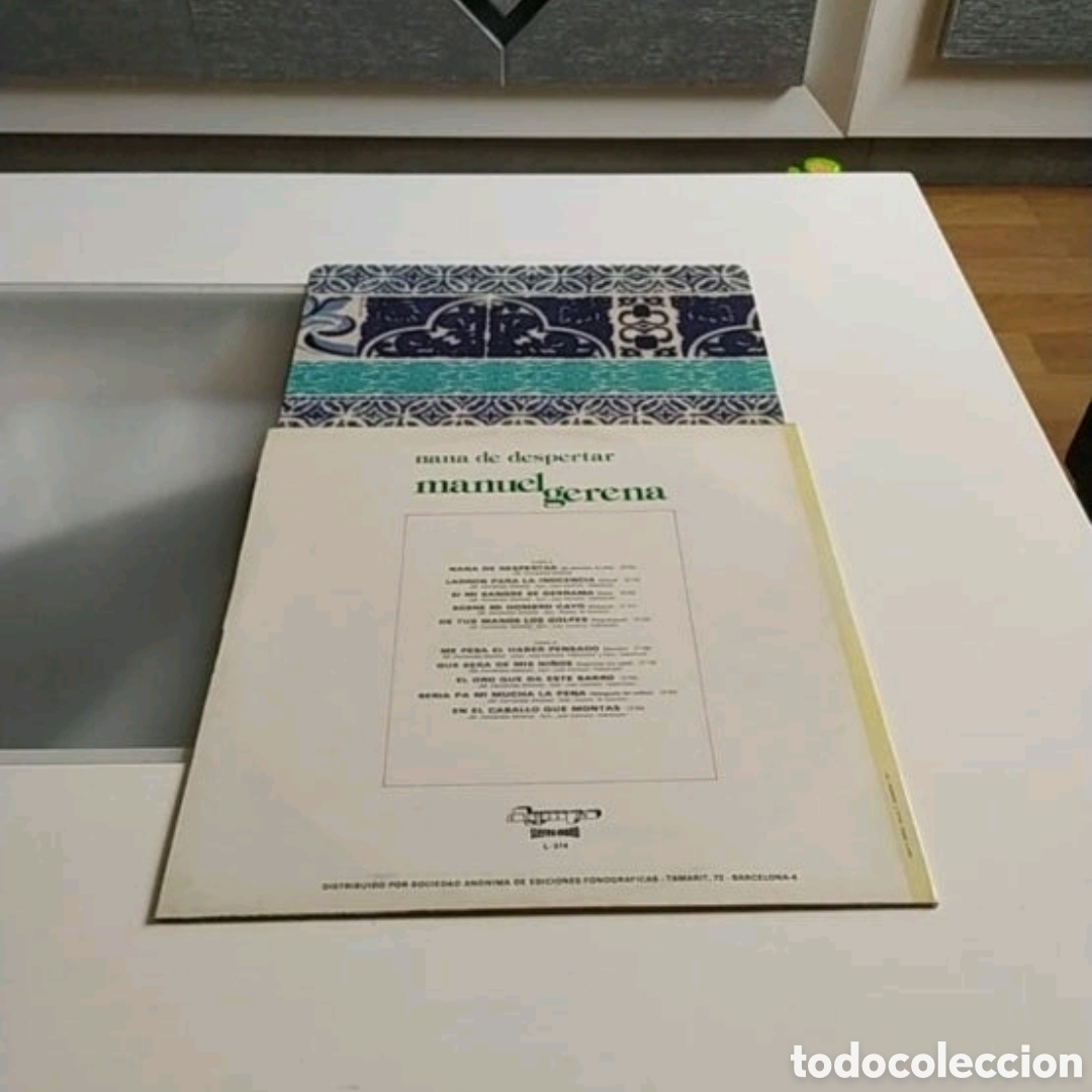 Discos de vinilo: Lp Manuel Gerena. Nana de despertar - Foto 2