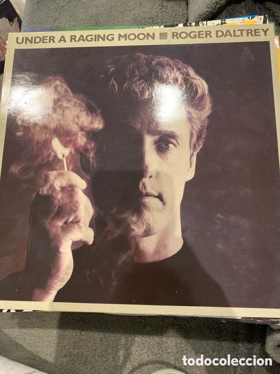 Discos de vinilo: ROGER DALTREY - UNDER A RAGING MOON LP SPAIN 1985 - Foto 1