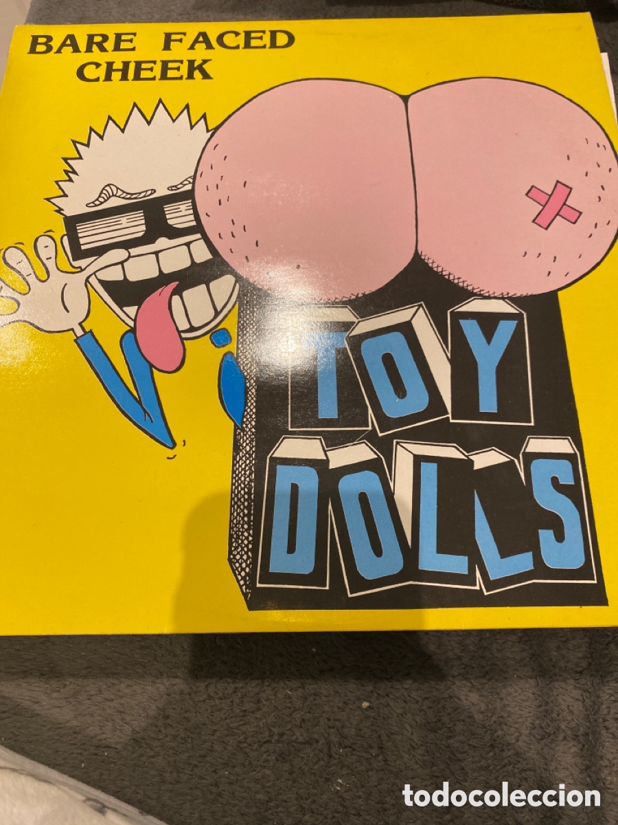 Discos de vinilo: TOY DOLLS - BARE FACED CHEEK LP SPAIN - Foto 1