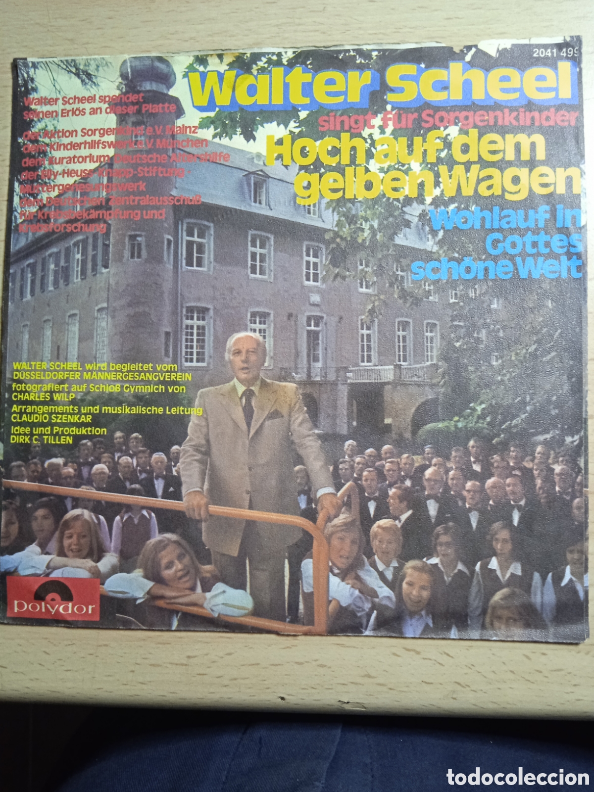 Discos de vinilo: Single 7&rdquo; Walter Scheel.1973.Germany. - Foto 1