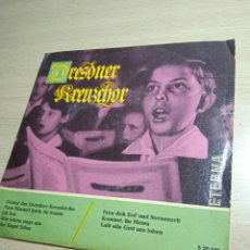Discos de vinilo: EP 7” DRESDNER KREUZCHOR.GERMANY.VIEJAS CANCIONES DE NAVIDAD.. Lote 376557089