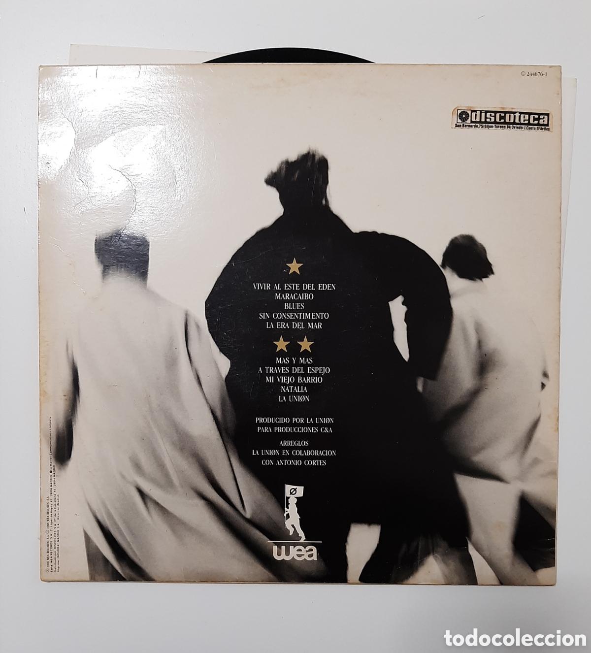 Discos de vinilo: LA UNION &rdquo;VIVIR AL ESTE DEL EDEN&rdquo; VINILO - Foto 4