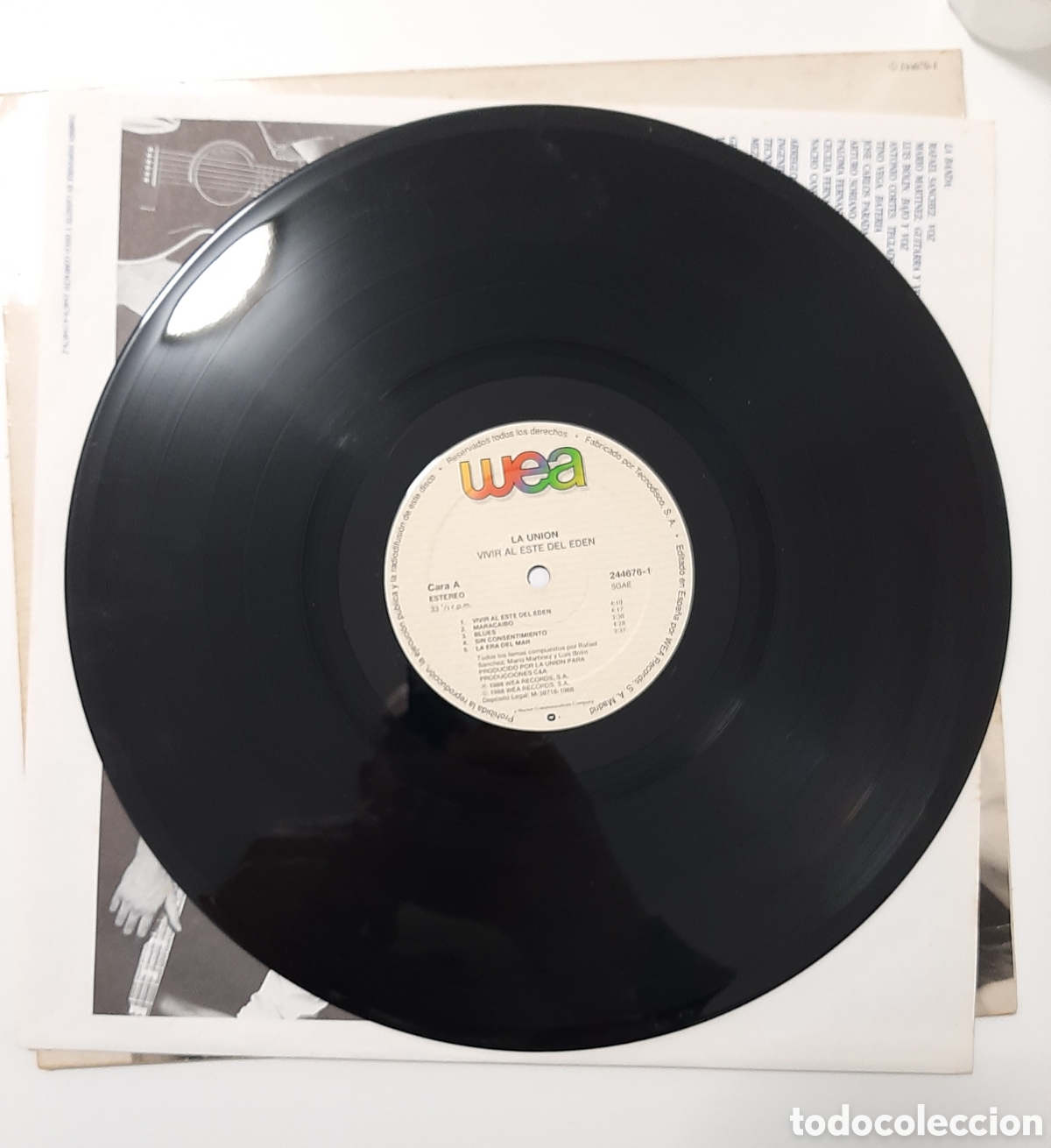 Discos de vinilo: LA UNION &rdquo;VIVIR AL ESTE DEL EDEN&rdquo; VINILO - Foto 6