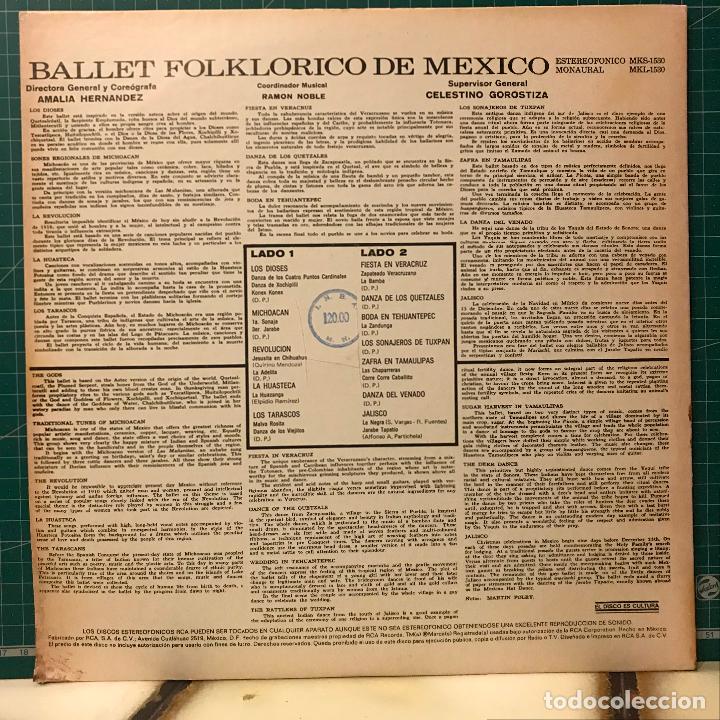 Discos de vinilo: Ballet folkr&oacute;rico de M&eacute;xico. PEDIDO M&Iacute;NIMO 5&euro; - Foto 2