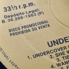 Discos de vinilo: PROMO THE ROLLING STONES - UNDER COVER LP VINILO 1ª EDICIÓN ESPAÑOLA 1983 + INSERTO CON LETRAS!