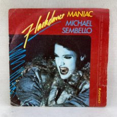Discos de vinil: SINGLE MICHAEL SEMBELLO - MANIAC - BSO FLASHDANCE - ESPAÑA - AÑO 1983. Lote 376593254