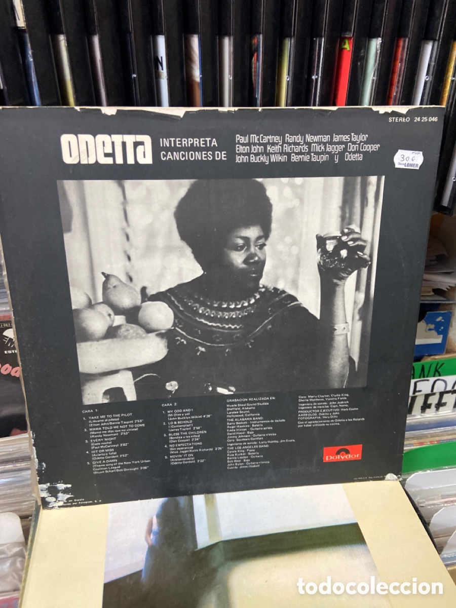 Discos de vinilo: Odetta interpreta canciones de McCartney Newman - Foto 2