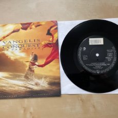 Discos de vinilo: VANGELIS - CONQUEST OF PARADISE / EASTWEST 1992 UK 7” VINILO COMO NUEVO