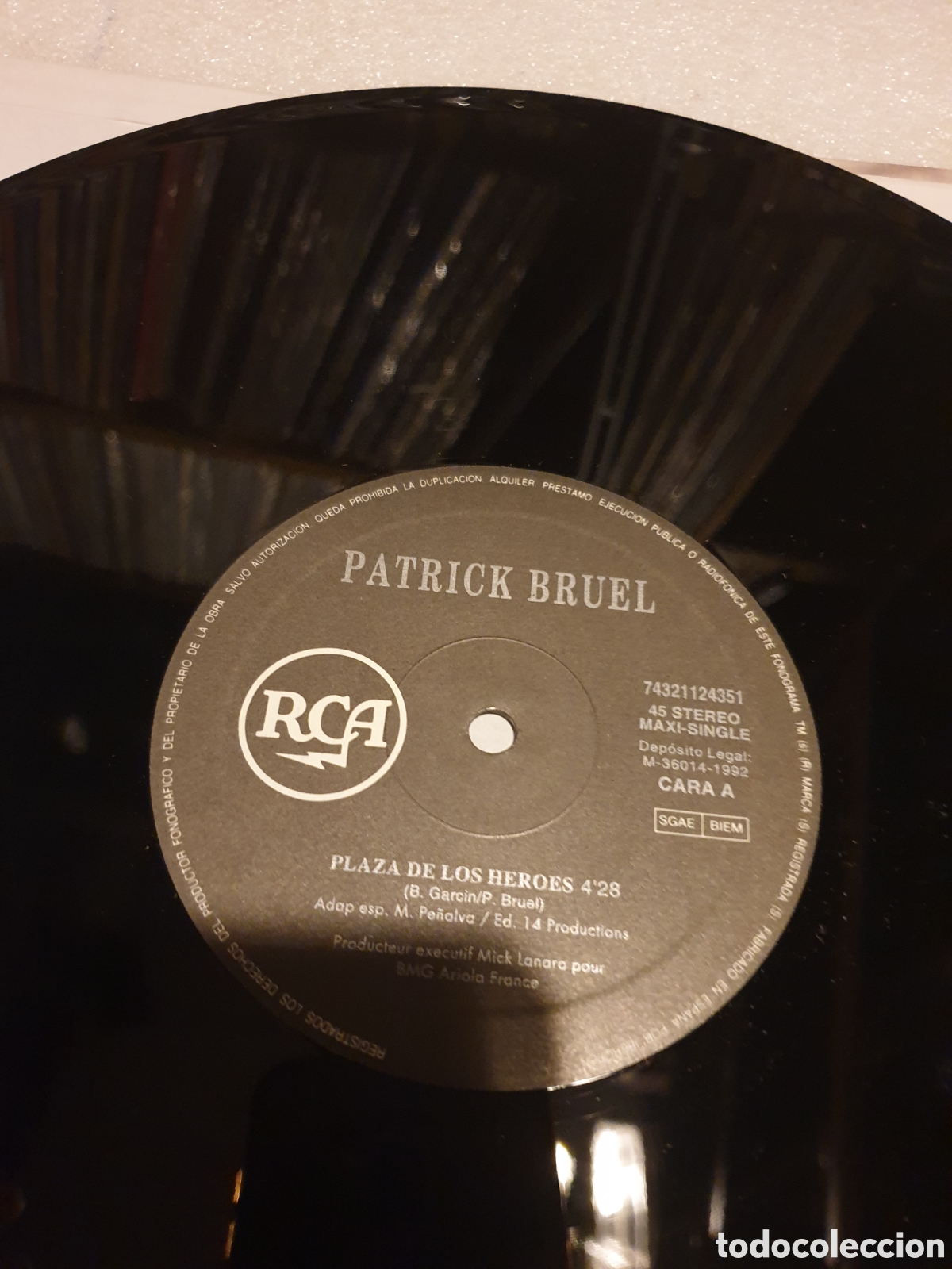 Discos de vinilo: Patric Bruel - Plaza de los heroes - Foto 3