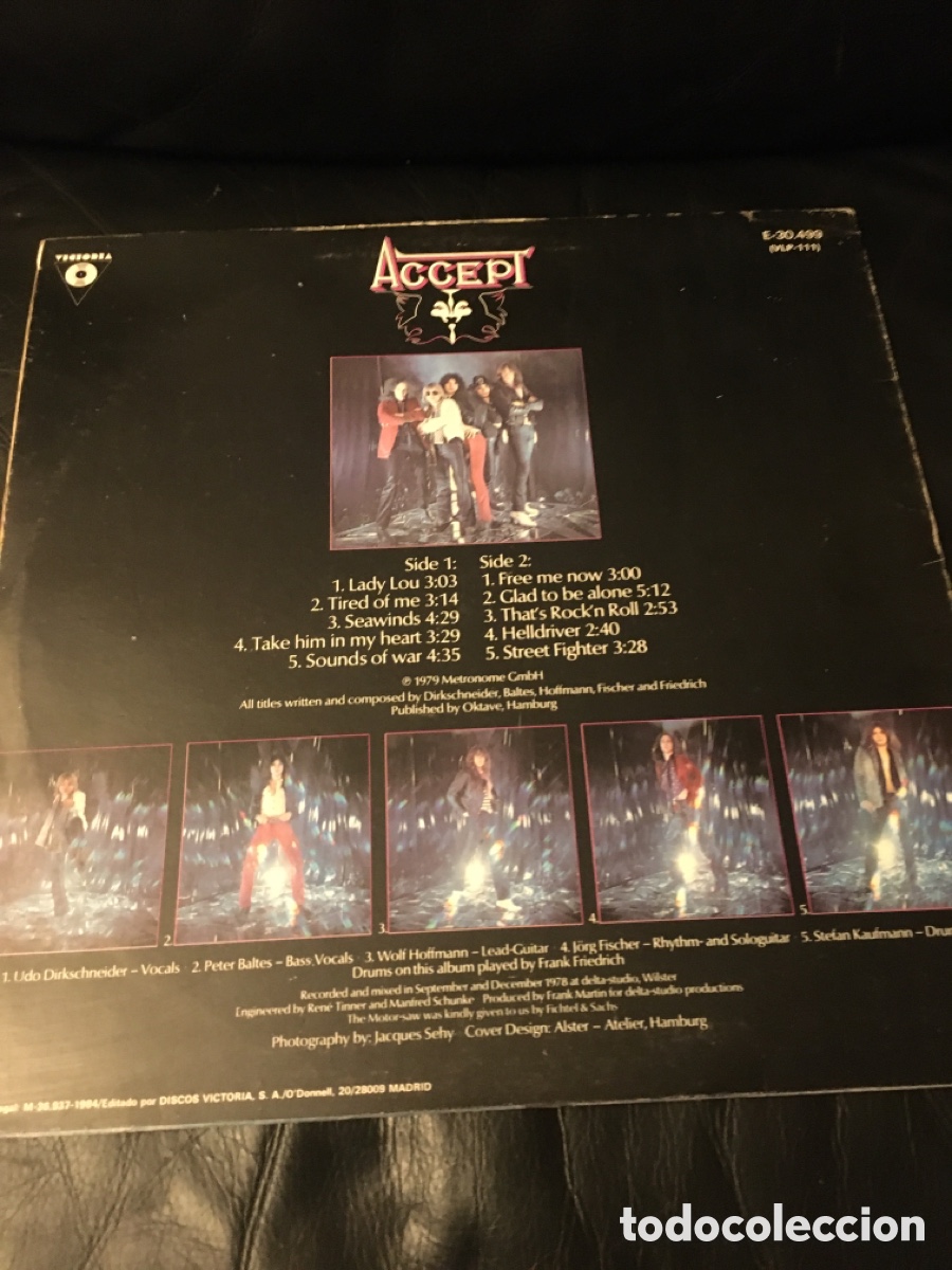 Discos de vinilo: Accept - Accept Lp - Foto 3