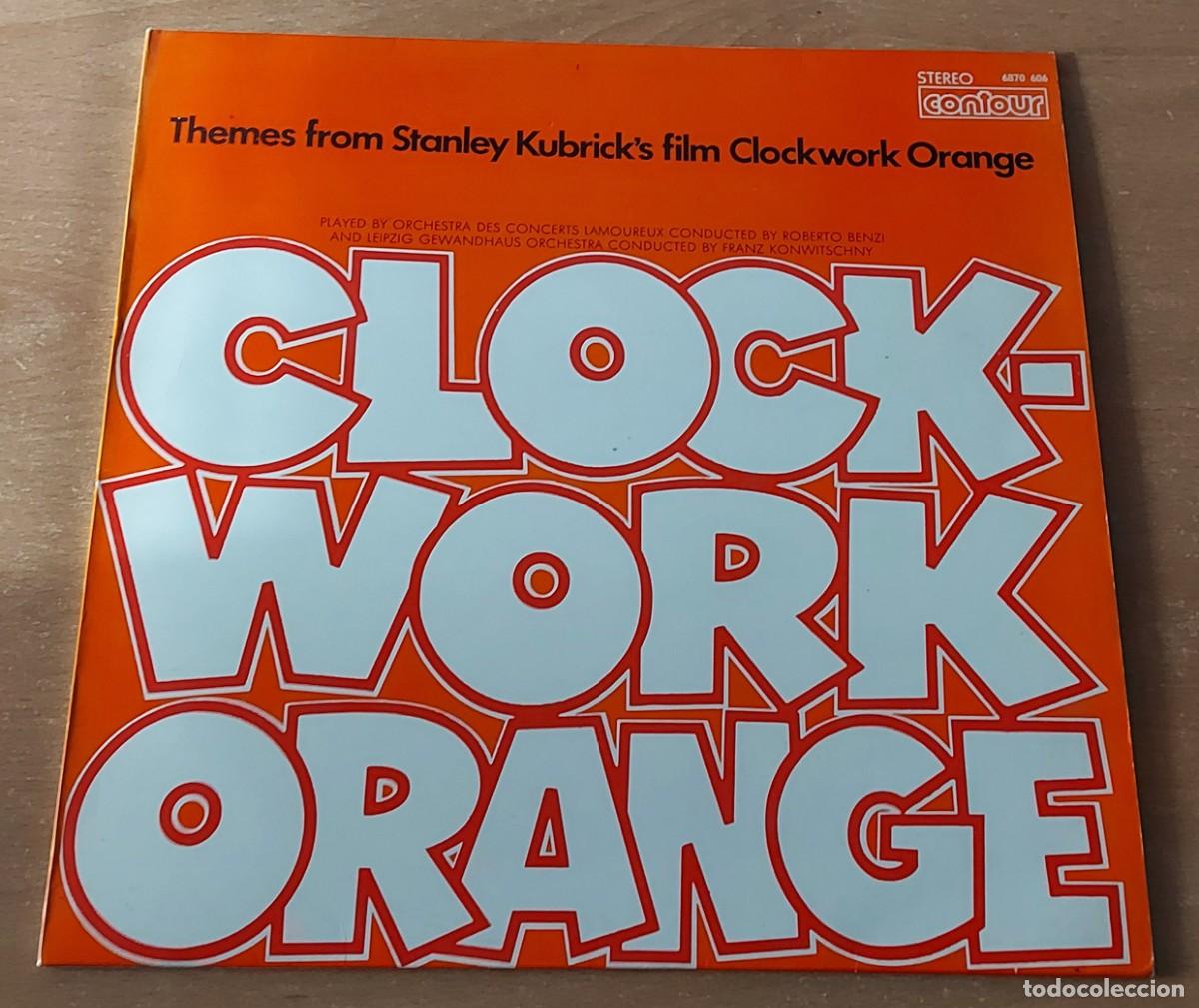 Discos de vinilo: LP VINILO CLOCKWORK ORANGE BSO KUBRICKS CONTOUR MADE ENGLAND - Foto 1