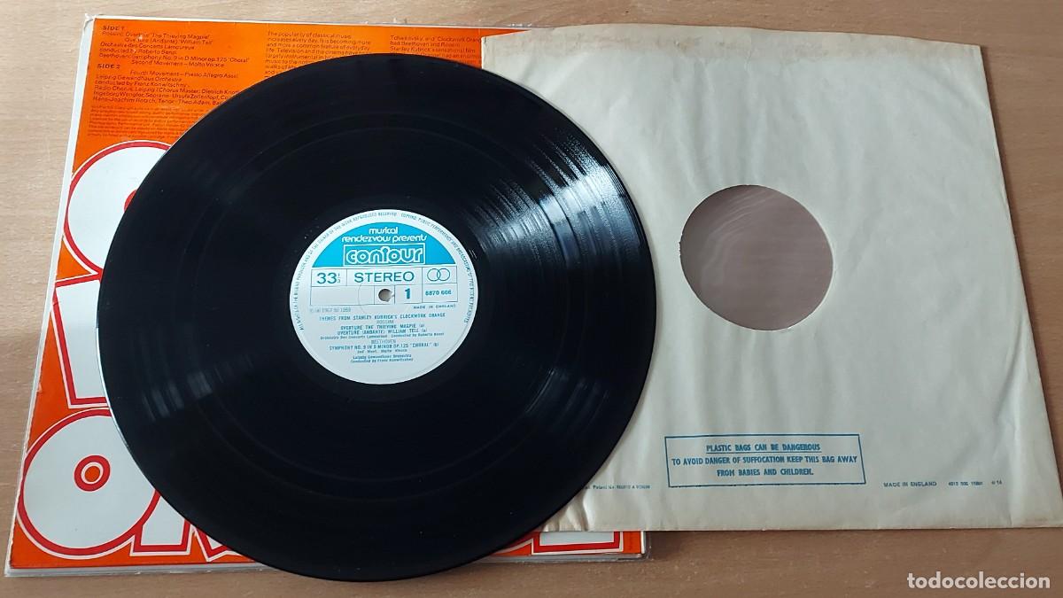 Discos de vinilo: LP VINILO CLOCKWORK ORANGE BSO KUBRICKS CONTOUR MADE ENGLAND - Foto 3
