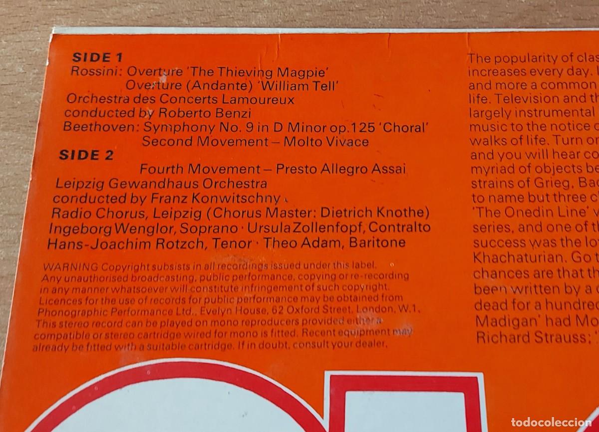 Discos de vinilo: LP VINILO CLOCKWORK ORANGE BSO KUBRICKS CONTOUR MADE ENGLAND - Foto 5