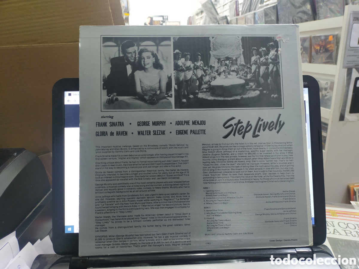 Discos de vinilo: Frank Sinatra LP step lively b.s.o. u.s.a. - Foto 2