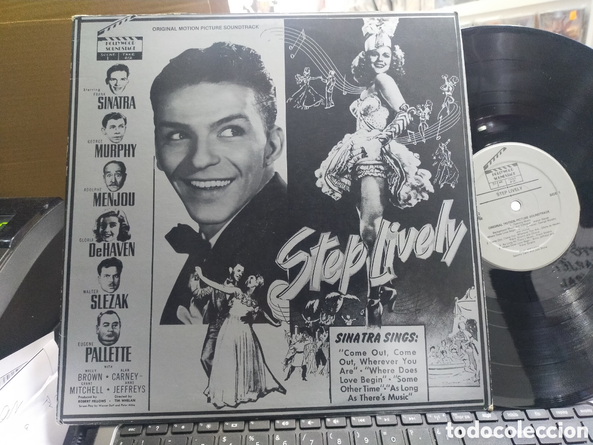 Discos de vinilo: Frank Sinatra LP step lively b.s.o. u.s.a. - Foto 1