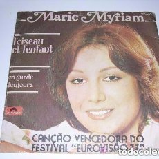 Discos de vinilo: MARIE MYRIAM L'OISEAU ET L'ENFANT GANADORA DE EUROVISIÓN 1977