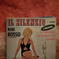 Discos de vinilo: NINI ROSSO – IL SILENZIO GENRE: POP, STAGE & SCREEN STYLE: THEME YEAR: 1965. Lote 376742049