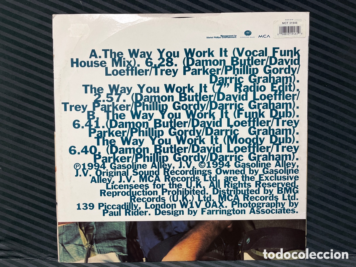 Discos de vinilo: E.Y.C. - The Way You Work It (12&rdquo;, Single) - Foto 2